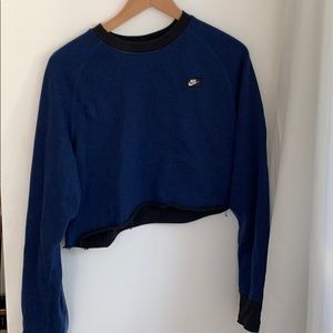 Nike cropped sweater